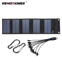 „Camping SunPower“ nešiojamasis sulankstomas mini saulės skydas įkroviklį